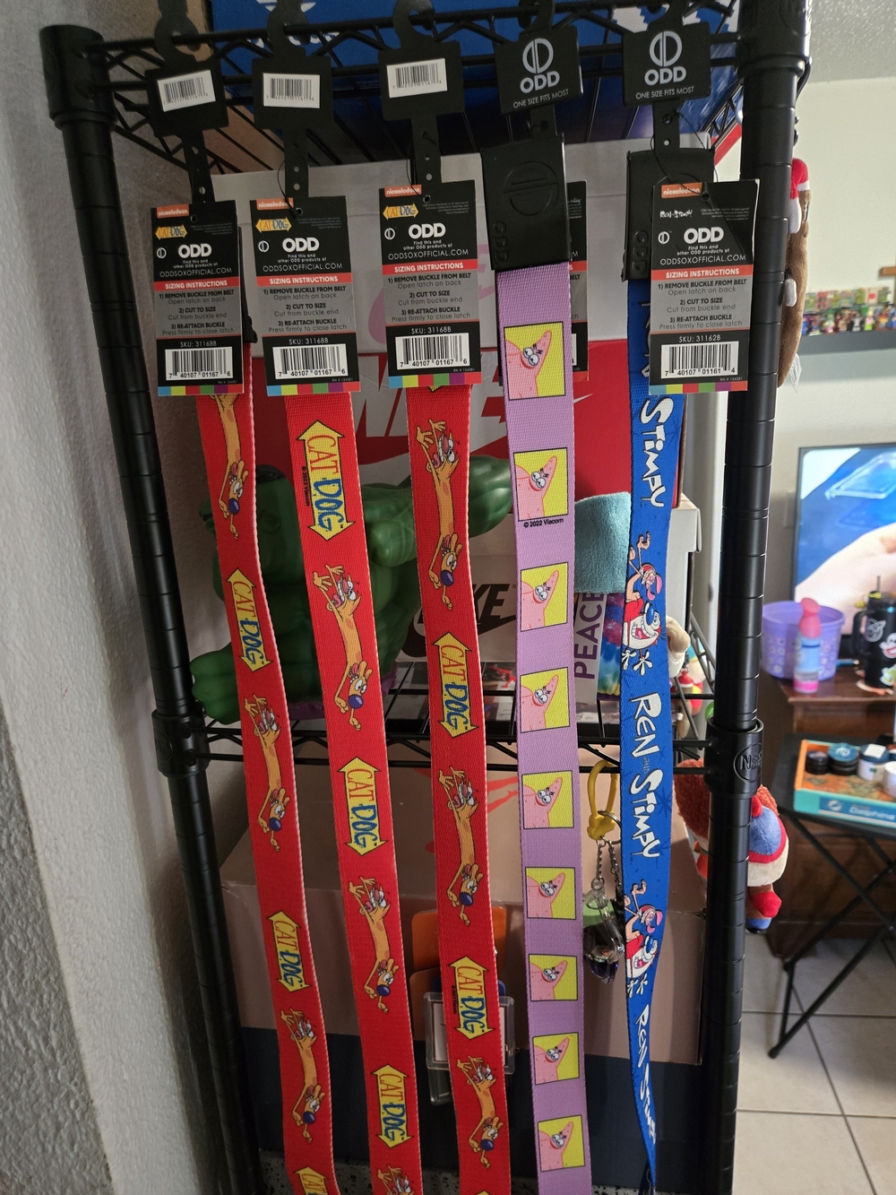 CatDog Belt One Size Fits All Oddsox Brand New